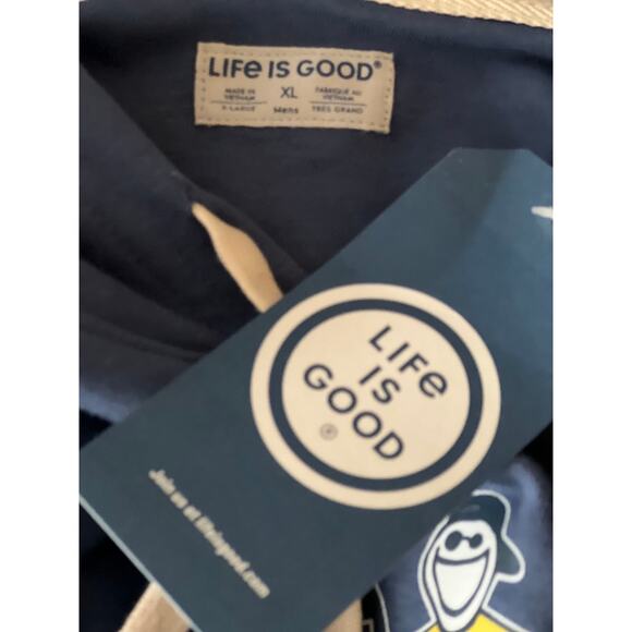 Life is Good Hoodie Dog Happy Hour - Men’s XL - Picture 4 of 4